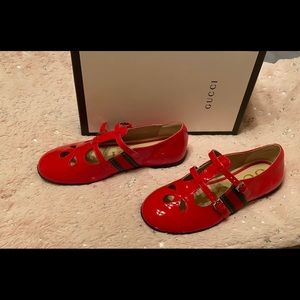Children’s Gucci Patent Leather Ballet Flat